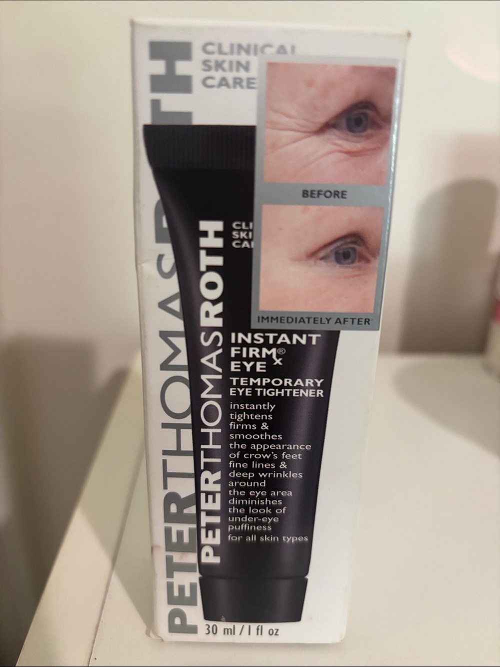Peter Thomas Roth Eye Tightener – Black & White Packaging New